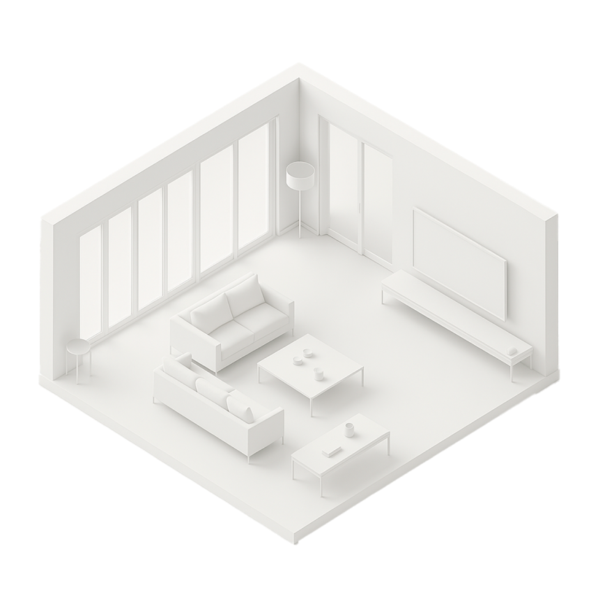 Imagem da casa desligada